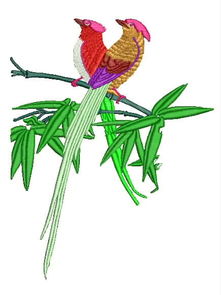 雙鳥電腦繡花帶 免費下載與高效繡花的完美結(jié)合